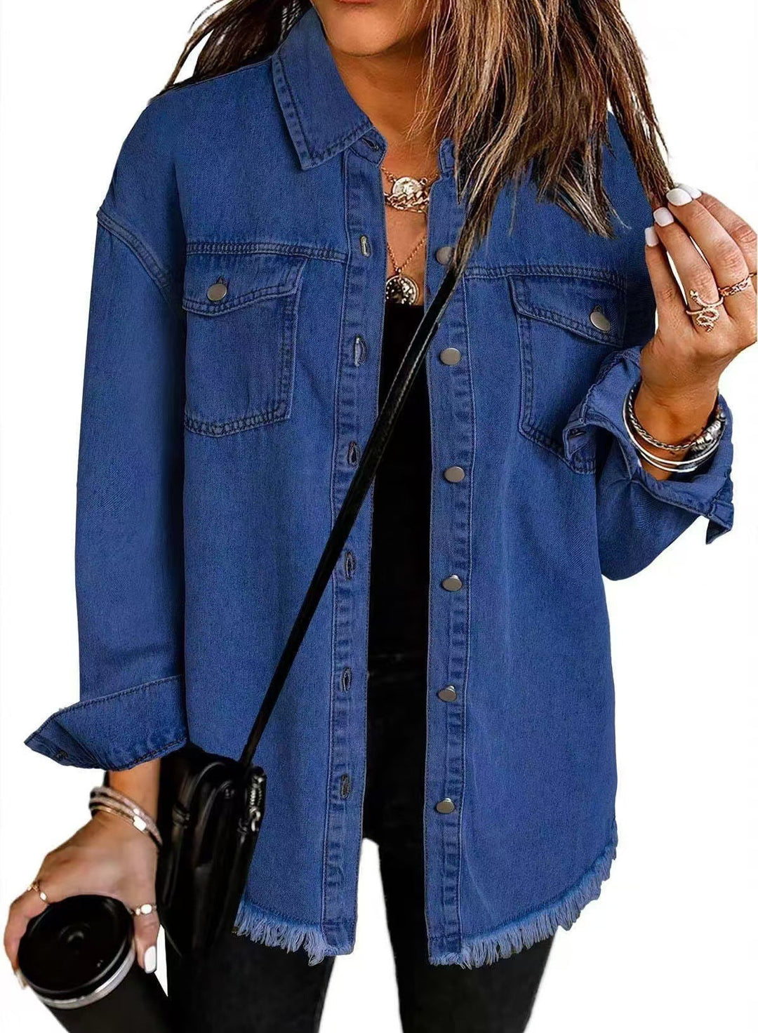 Emma & Rose Cape Town Roxane Classic Everyday soft luxurious fabrics black jacket, stylish and comfortable outerwear for women