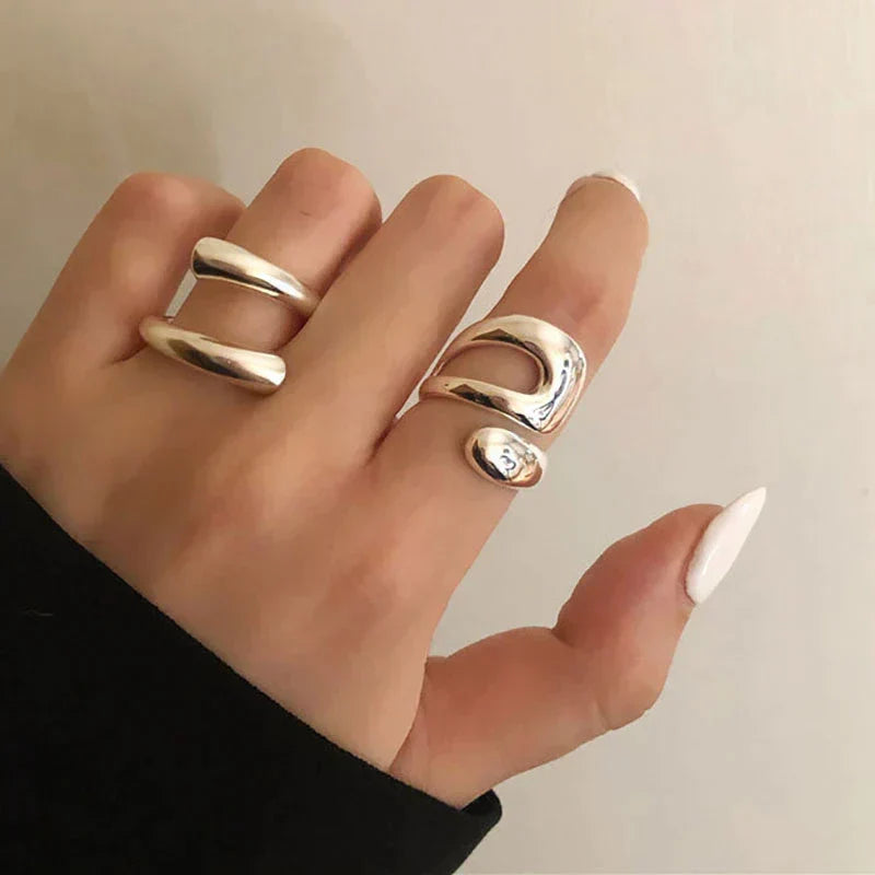 Emma & Rose Cape Town Vanessa™ elegant adjustable ring with intricate design, displayed on a neutral background.