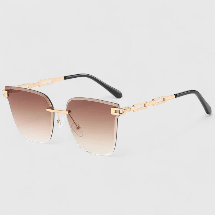 Emma & Rose Cape Town Marisyl sophisticated grey sunglasses with sleek frame and tinted lenses, stylishly displayed.