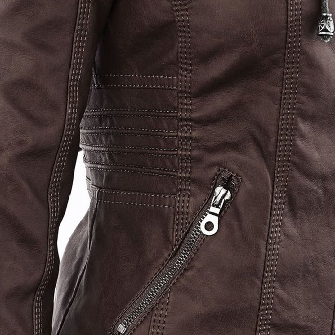 Emma & Rose Cape Town Wona comfortable khaki jacket, front view showing lightweight fabric and casual fit.
