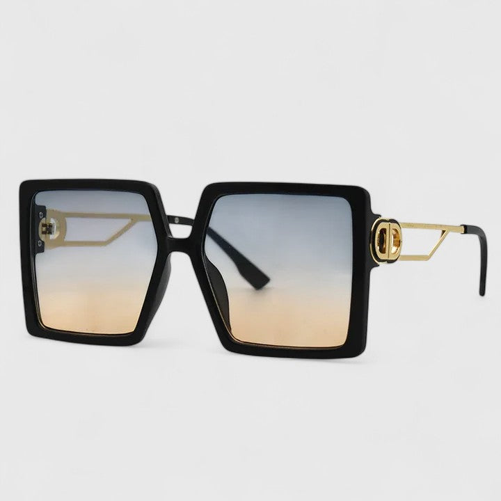 Emma & Rose Cape Town Bryelle™ elegant leopard brown sunglasses with rounded frames and tinted lenses.