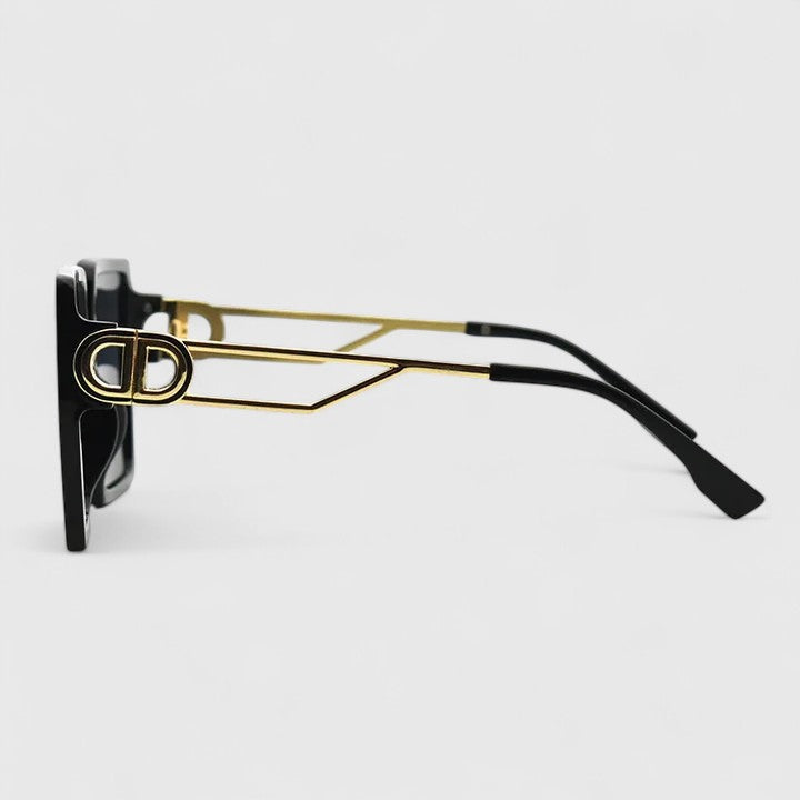 Brown leopard-print Bryelle™ elegant sunglasses by Emma & Rose Cape Town with stylish, oversized frames.