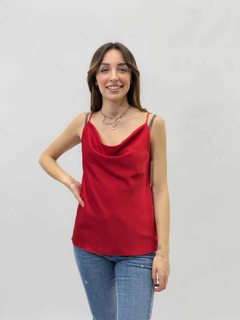 Yellow Hester™ maglieria top with a stylish neckline from Emma & Rose Cape Town, featuring soft knit fabric and modern design.
