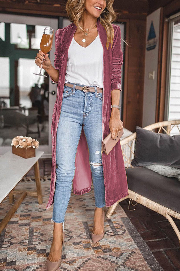 Gold Paya™ Kimono Coat by Emma & Rose Cape Town, featuring a stylish and flowing kimono-style top with wide sleeves.