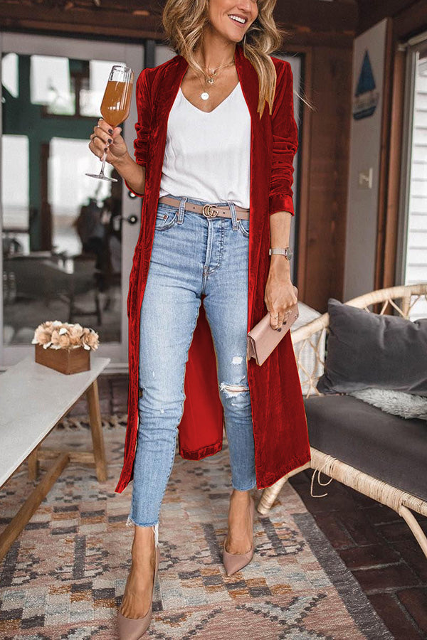 Emma & Rose Cape Town Paya kimono coat, gold-colored women's kimono-style top with flowing fabric and wide sleeves.