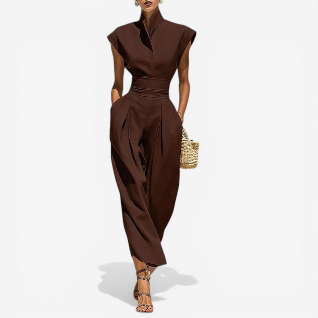 Addison™ high neck set by Emma & Rose Cape Town, featuring a stylish high neck top and matching bottoms in soft fabric.