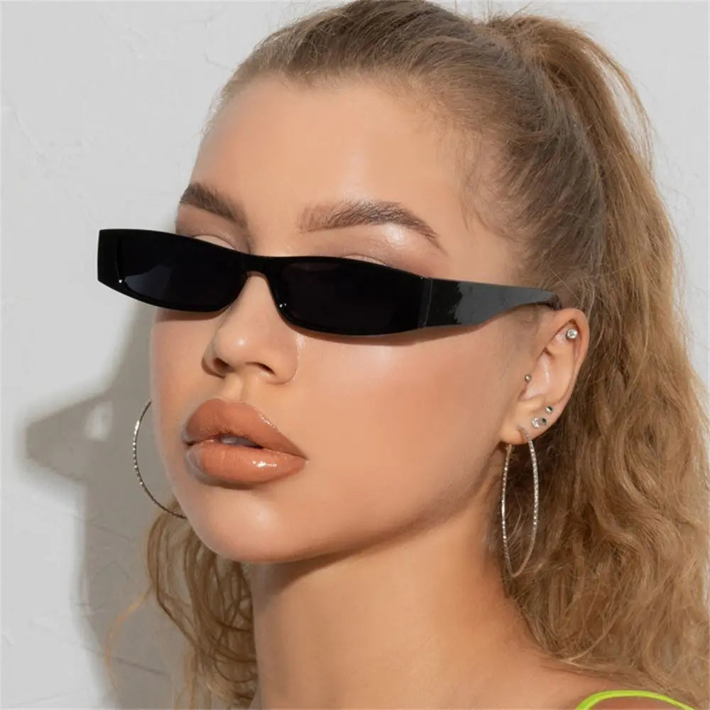 Black Viper Slim Shades by Emma & Rose Cape Town, stylish women's accessories with sleek, slim design and tinted lenses.