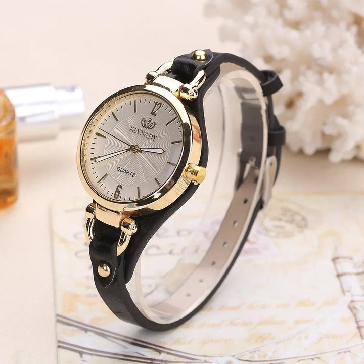Brown Helena™ L'Or Blanc women's timepiece by Emma & Rose Cape Town, featuring a stylish watch with a sleek design.