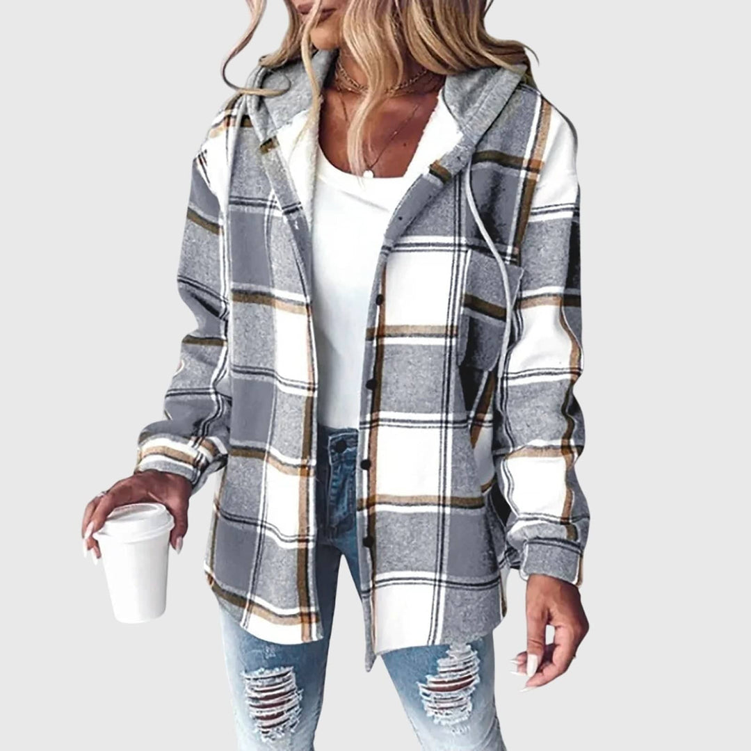 Martina™ mesh button placket jacket by Emma & Rose Cape Town, featuring lightweight fabric, mesh details, and a stylish button front.
