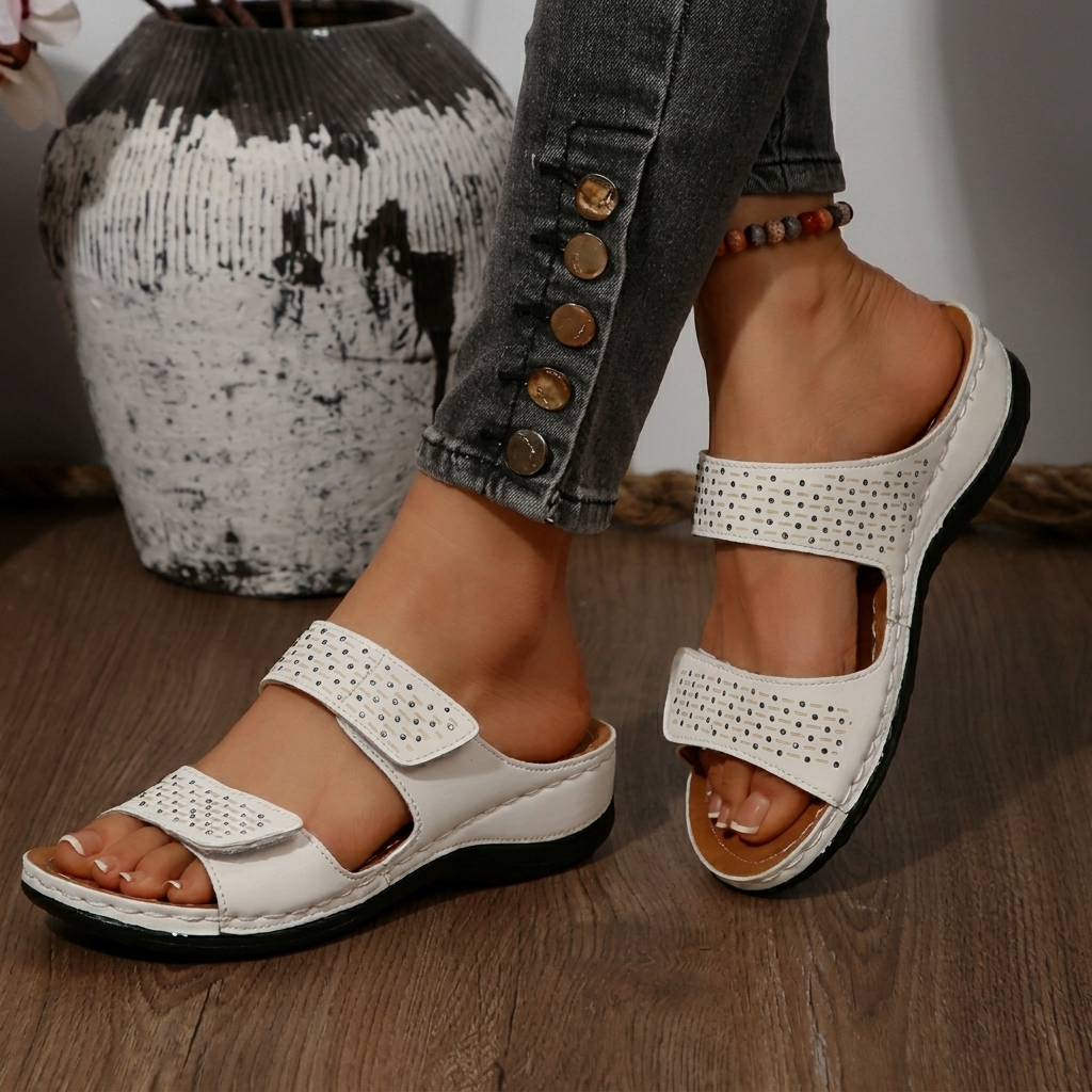 Ladies' Casual Orthopaedic Sandals with Breathable Hollow Design