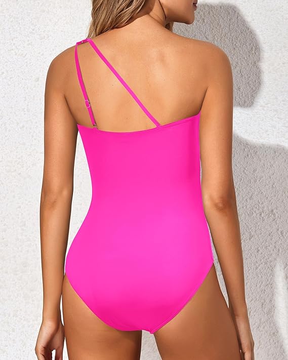 Ladies' swimsuit with one-shoulder design and tummy control – Valeria