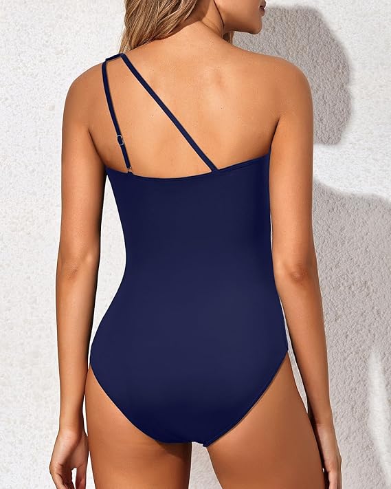 Ladies' swimsuit with one-shoulder design and tummy control – Valeria
