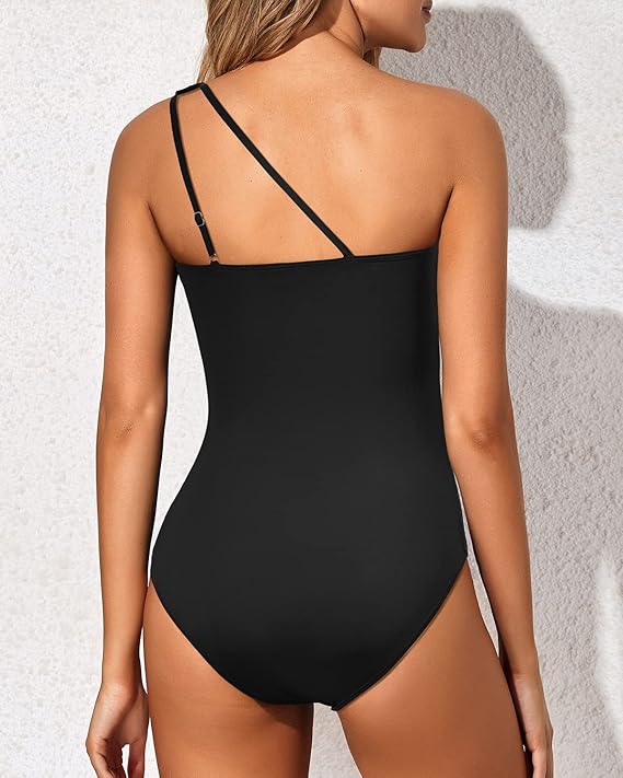 Ladies' swimsuit with one-shoulder design and tummy control – Valeria