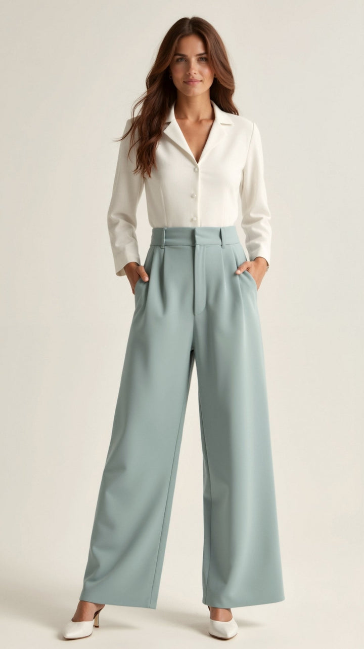 Emma Wide-Leg Trousers
