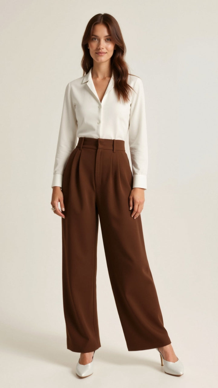 Emma Wide-Leg Trousers