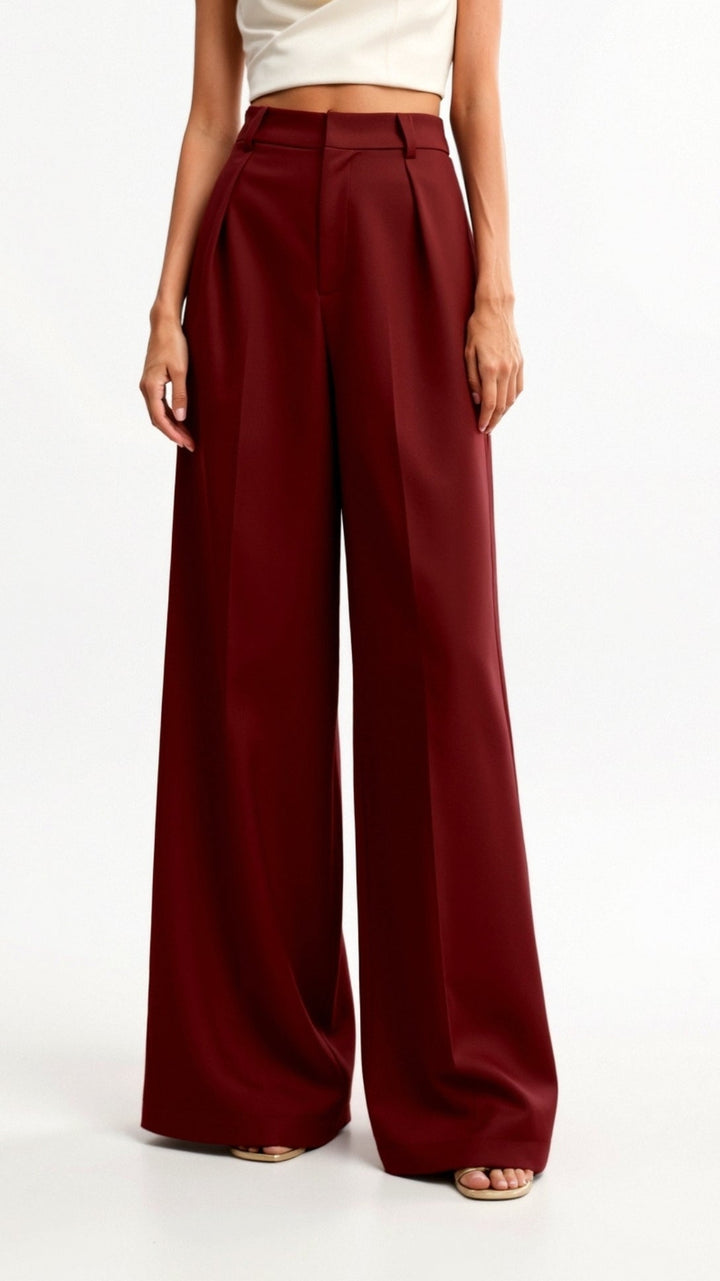 Hazel Wide-Leg Trousers