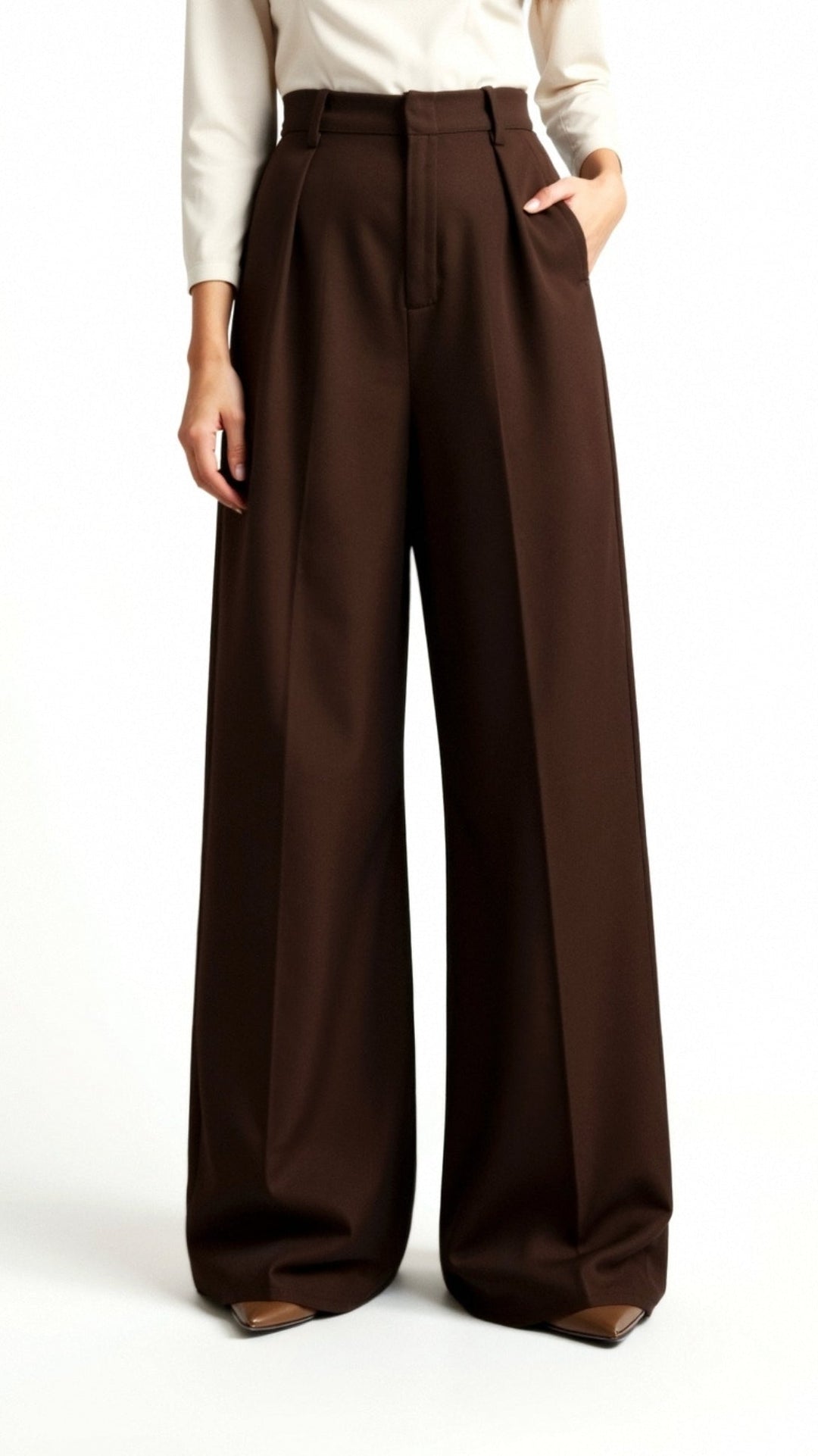 Hazel Wide-Leg Trousers