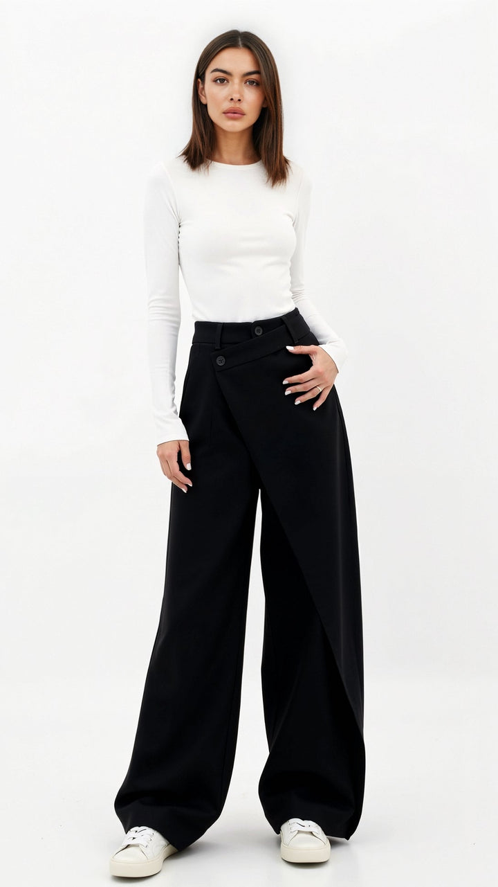 Jean Asymmetrical Trousers