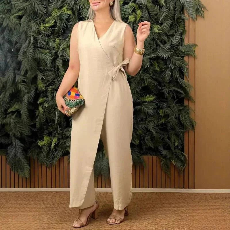 Rosamund™ stylish jumpsuit set by Emma & Rose Manhattan featuring elegant, fitted design and sophisticated details.