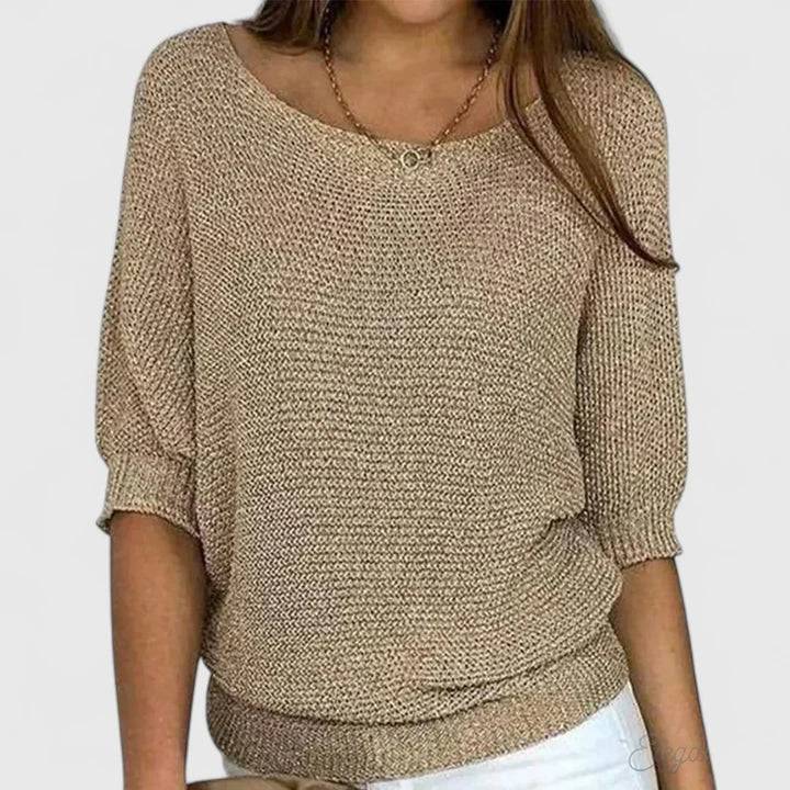 Emma & Rose Cape Town Kalyndrae™ women's comfortable sweater with a cozy, stylish design, perfect for warm weather.
